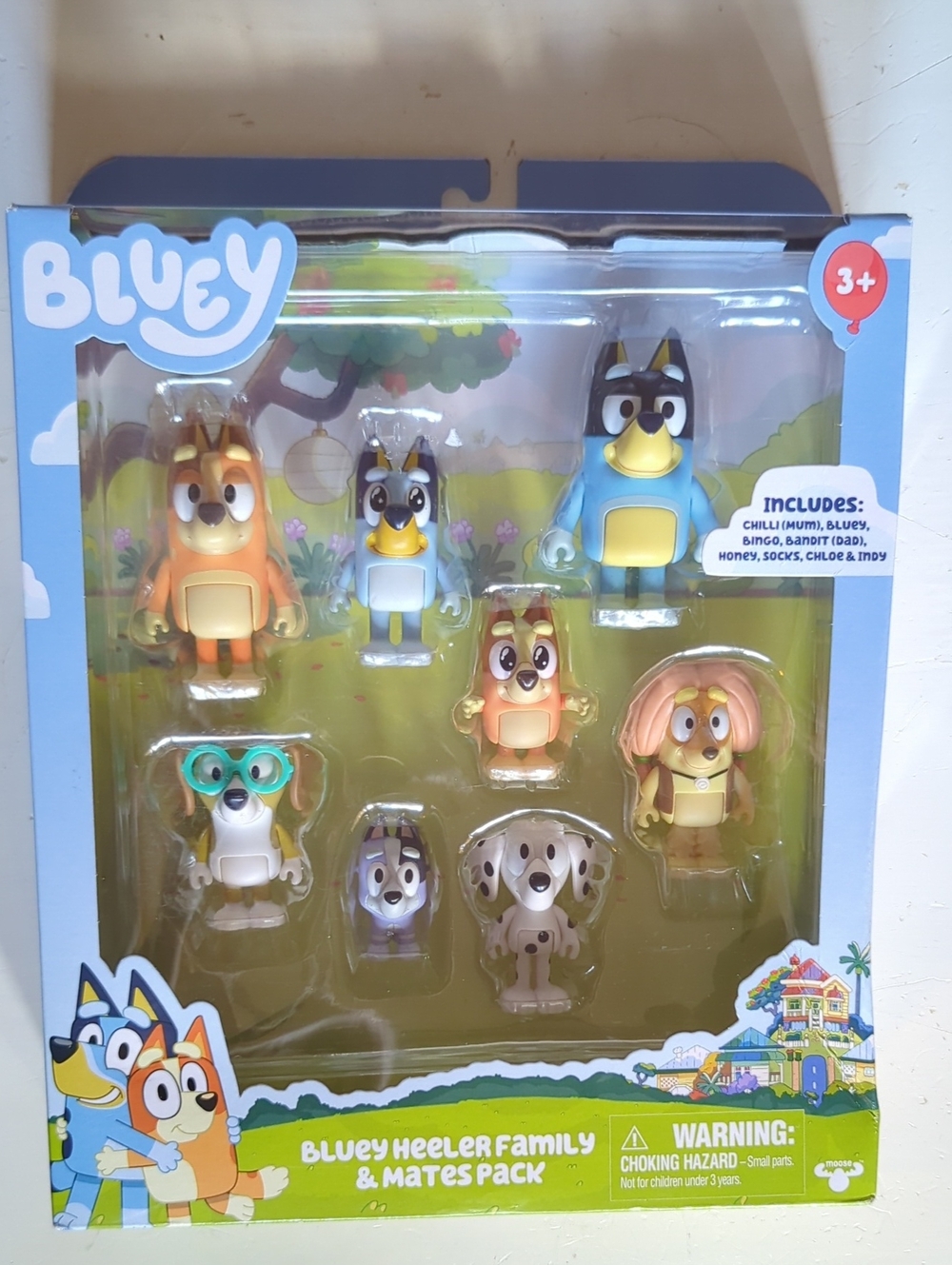 New Bluey Heeler Family & Mates Figure Pack
